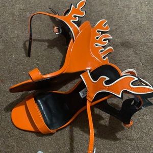 Fire flame heels / wedges